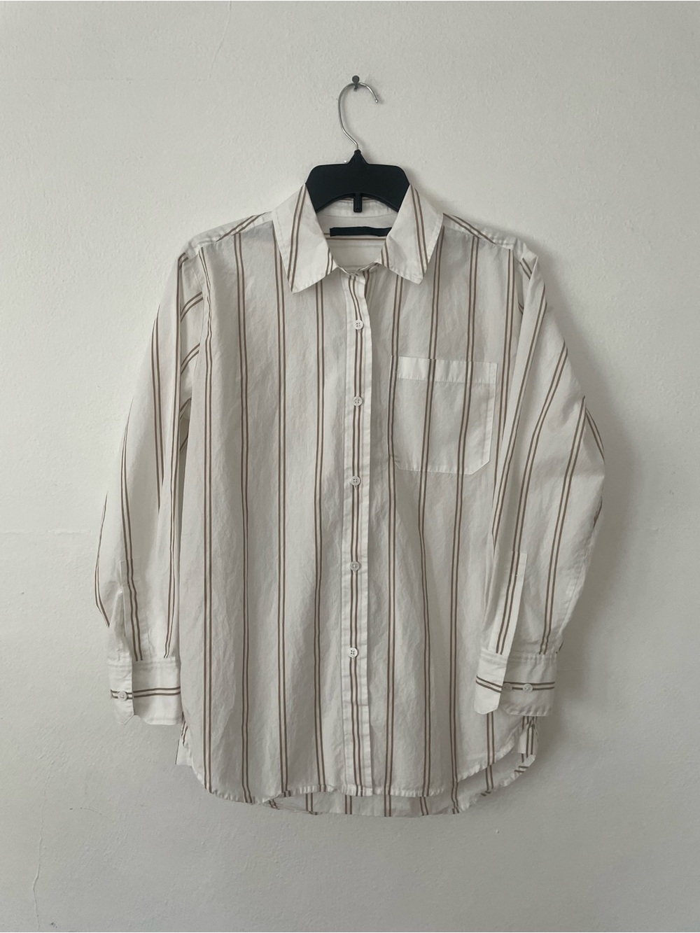 Jenni Kayne Striped Button-Up Shirt - 100% Cotton